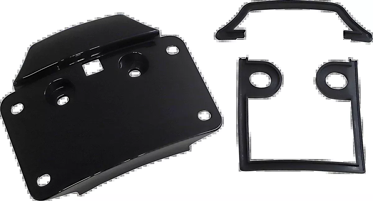 License Plate Mount - Black