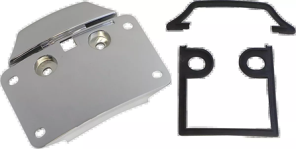 License Plate Mount - Chrome