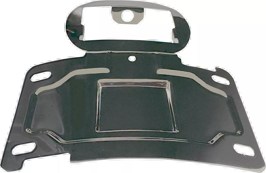 License Plate Mount/Relocation - Chrome