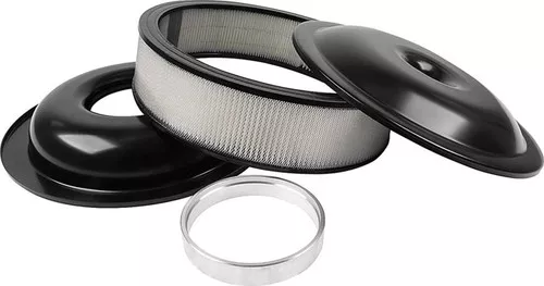 Lightweight 14in Air Cleaner Kit Black 3in Paper Element ALL25911