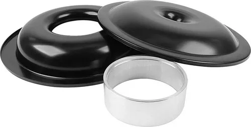 Lightweight 14in Air Cleaner Kit Black No Element 2in Spacer ALL25907