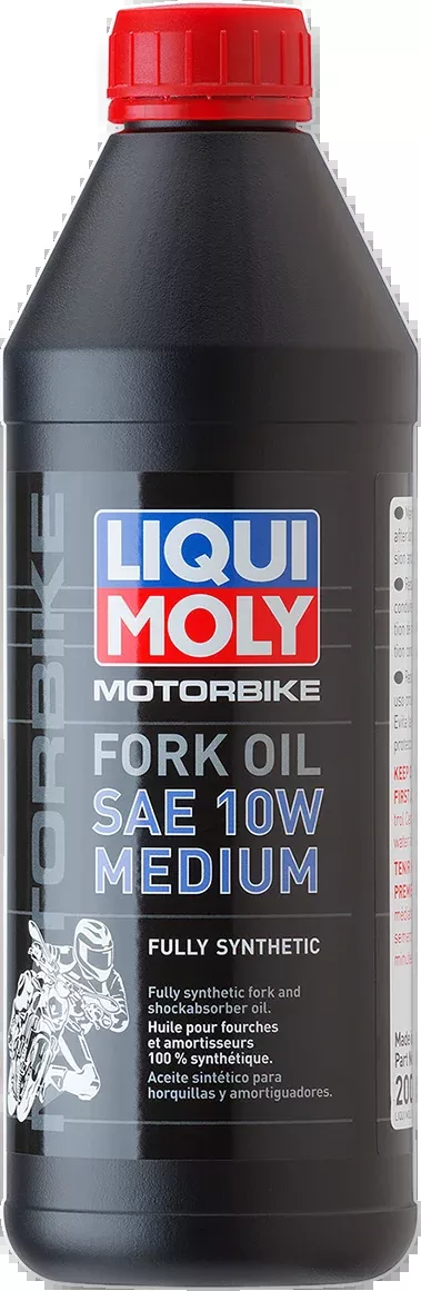 Liqui Moly 1 Liter 10W Medium Weight Motorcycle Front Fork Oil Fluid for Harley