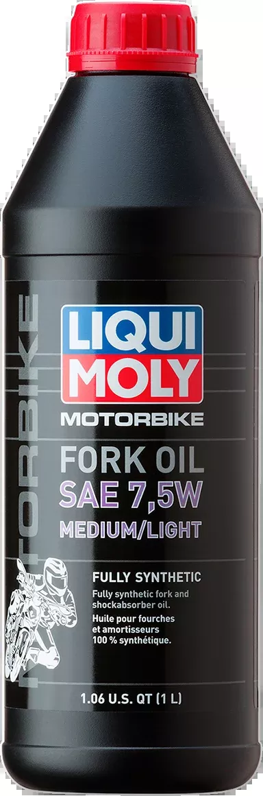 Liqui Moly 1 Liter 7.5W Medium Light Motorcycle Front Fork Oil Fluid for Harley