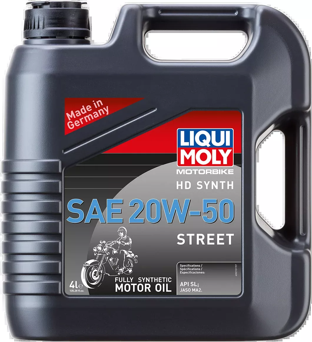 Liqui Moly 4 Liter 20W-50 Fully Synthetic Motorcycle Engine Oil for Harley HD