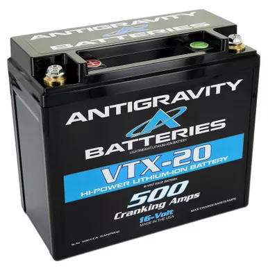 Lithium Battery 500CCA 16Volt 4.5Lbs 20 Cell AG-VTX-20-R