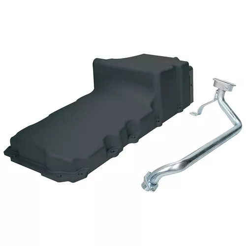 LS Oil Pan Cast Aluminum Black ALL26241