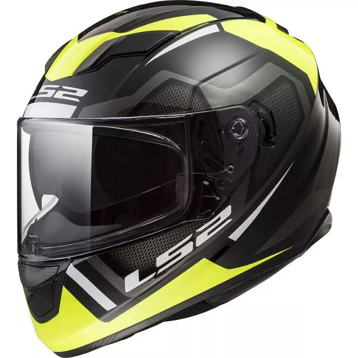 LS2 Stream Axis Helmet (Black/Yellow)