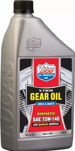 Lucas V-Twin Gear Oil Synthetic 75W-140 1Qt - 10791