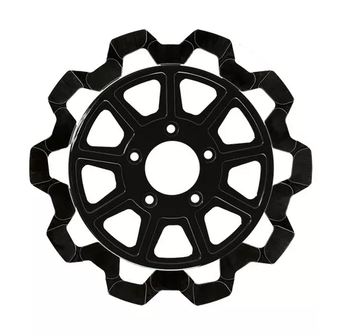 Lyndall Brakes 9 Spoke 11.8" X 5mm Front Brake Rotor For Harley 2006-2026