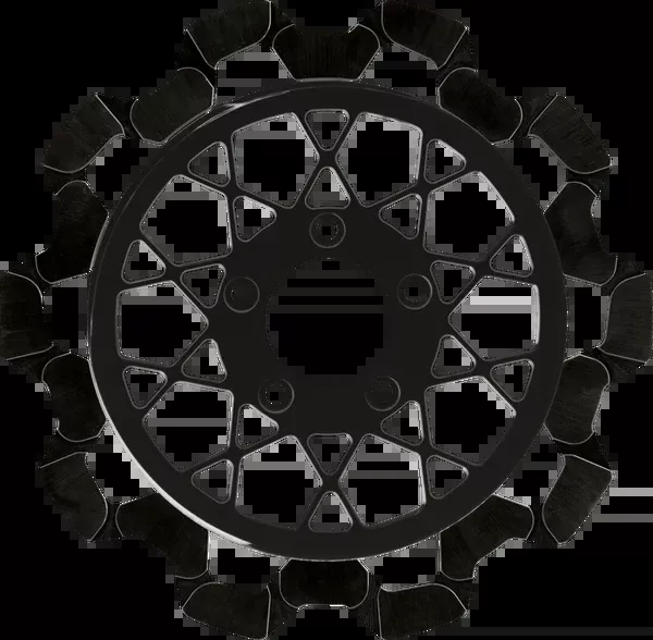 Lyndall Racing Brakes LLC Bow-Tie Brake Rotor - Gemini - Rear - 11.8" - Black