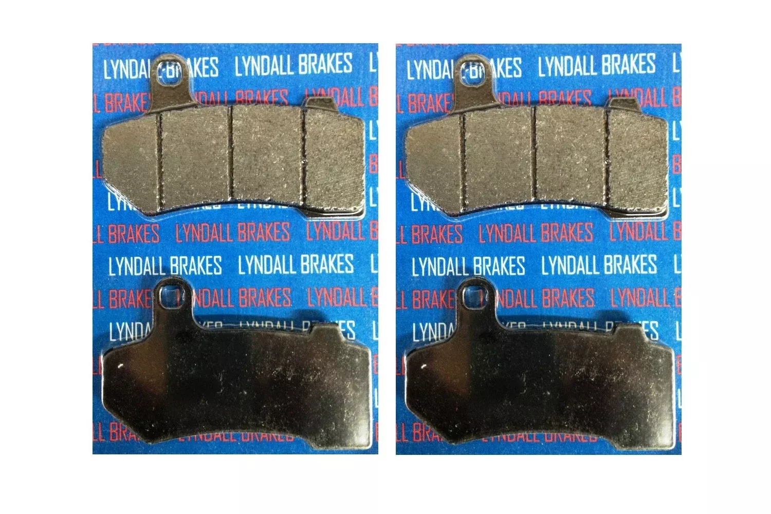Lyndall Racing Xtreme Low Dust Front Rear Brake Pads Pair Harley Touring V-Rod