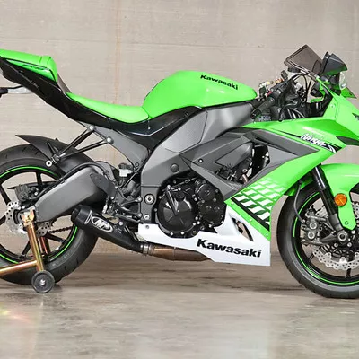 M4 Kawasaki ZX-10R 08-10 GP Mount Slip On Exhaust