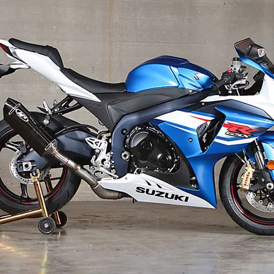 M4 Suzuki GSX-R1000 12-16 Carbon Standard Mount Full Exhaust w/Stainless Tubing