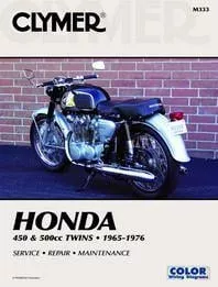 MANUAL Honda 450 & 500cc 65-77, CLYMER M333 REPAIR Maintenance