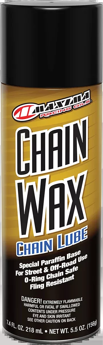 Maxima 6oz Aerosol Spray Can Motorcycle Offroad Chain Wax Mineral Lubricant