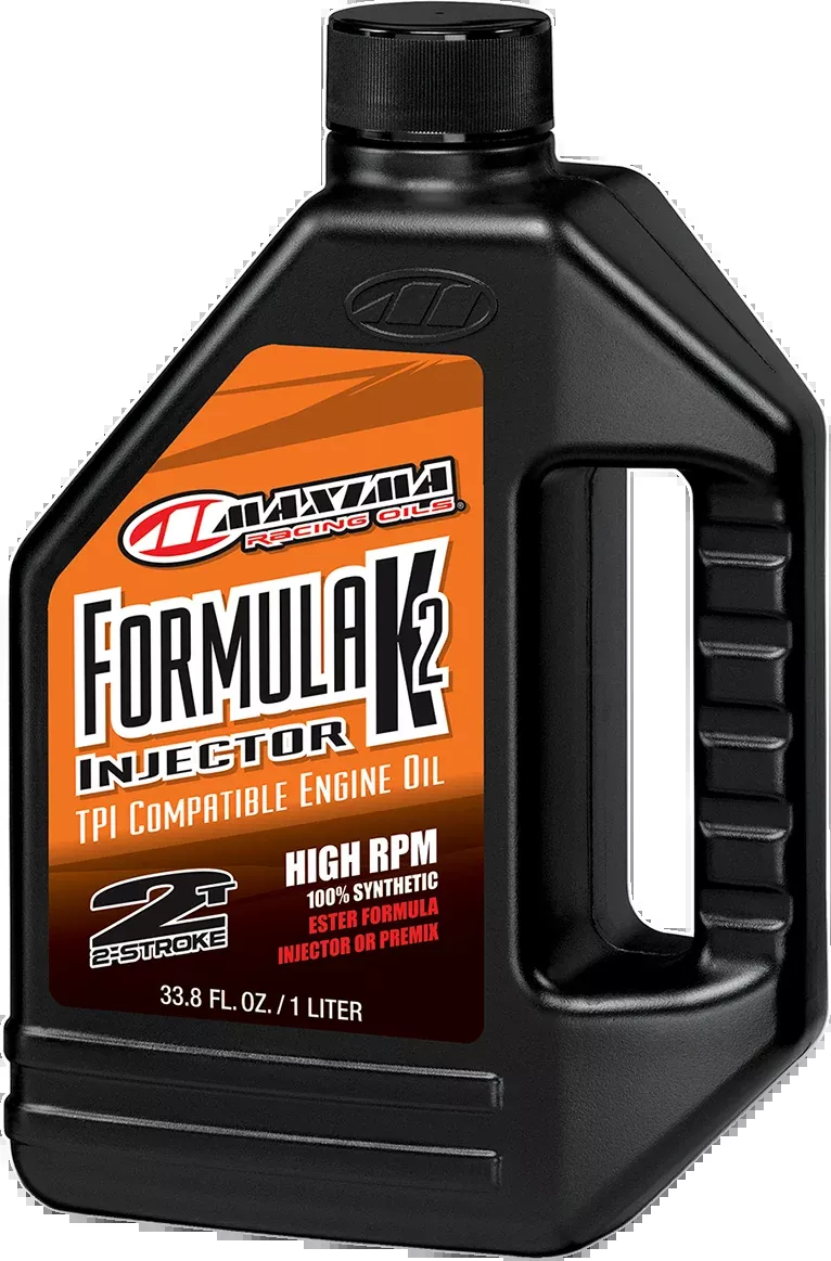 Maxima Racing 2 Stroke Formula K2 Offroad Synthetic 1 Liter Engine Injector Oil