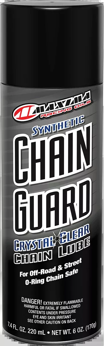 Maxima Singe 6oz Fully Synthetic Aerosol Spray Can Chain Guard Lubricant