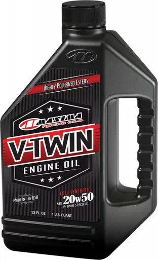 Maxima V-Twin Full Synthetic Engine Oil 20W-50 32Oz - 30-11901