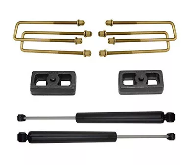 MaxTrac 900920 2" Blocks & U-Bolts with Rear Shocks