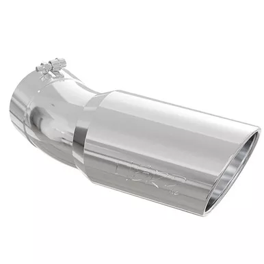 MBRP T5154 T304 Angled Rolled End Tip with 6" O.D, 5" Inlet, 15 1/2" in Length