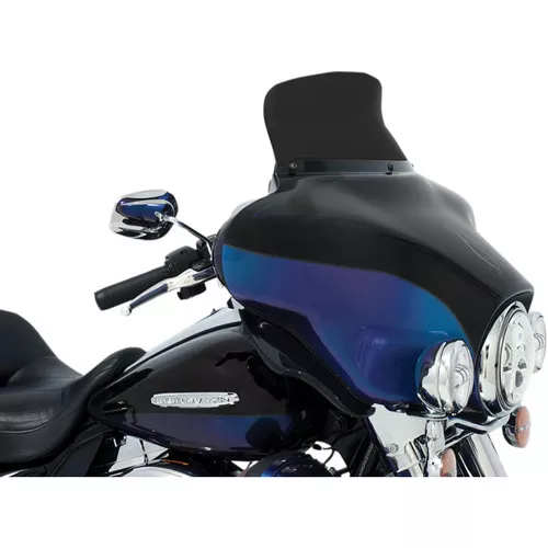 Memphis Shades 6.5" Spoiler Windshield for 1996-2013 Harley Touring - Dark Smoke