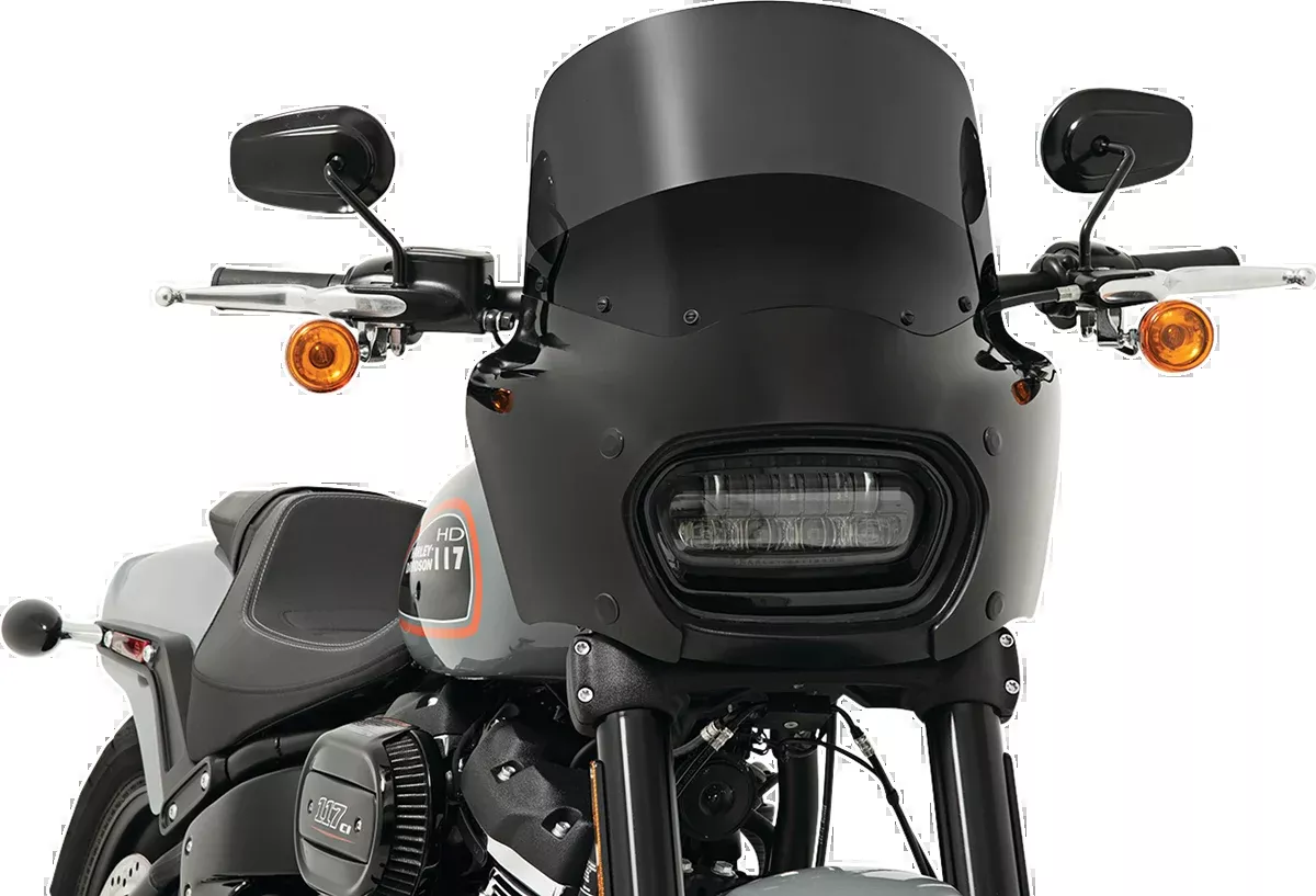 Memphis Shades Black Road Warrior Fairing 2018-2023 Harley Softail Fat Bob FXFB