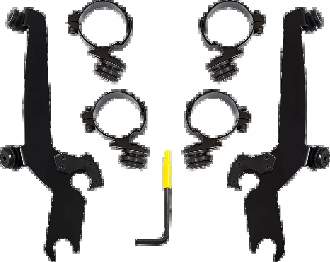 Memphis Shades Black Trigger Lock Mounting Kit 2020-2022 Honda CMX Rebel 1100