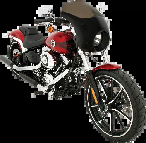 Memphis Shades Bullet Fairing & Black Mount Kit for 13-17 Harley Breakout