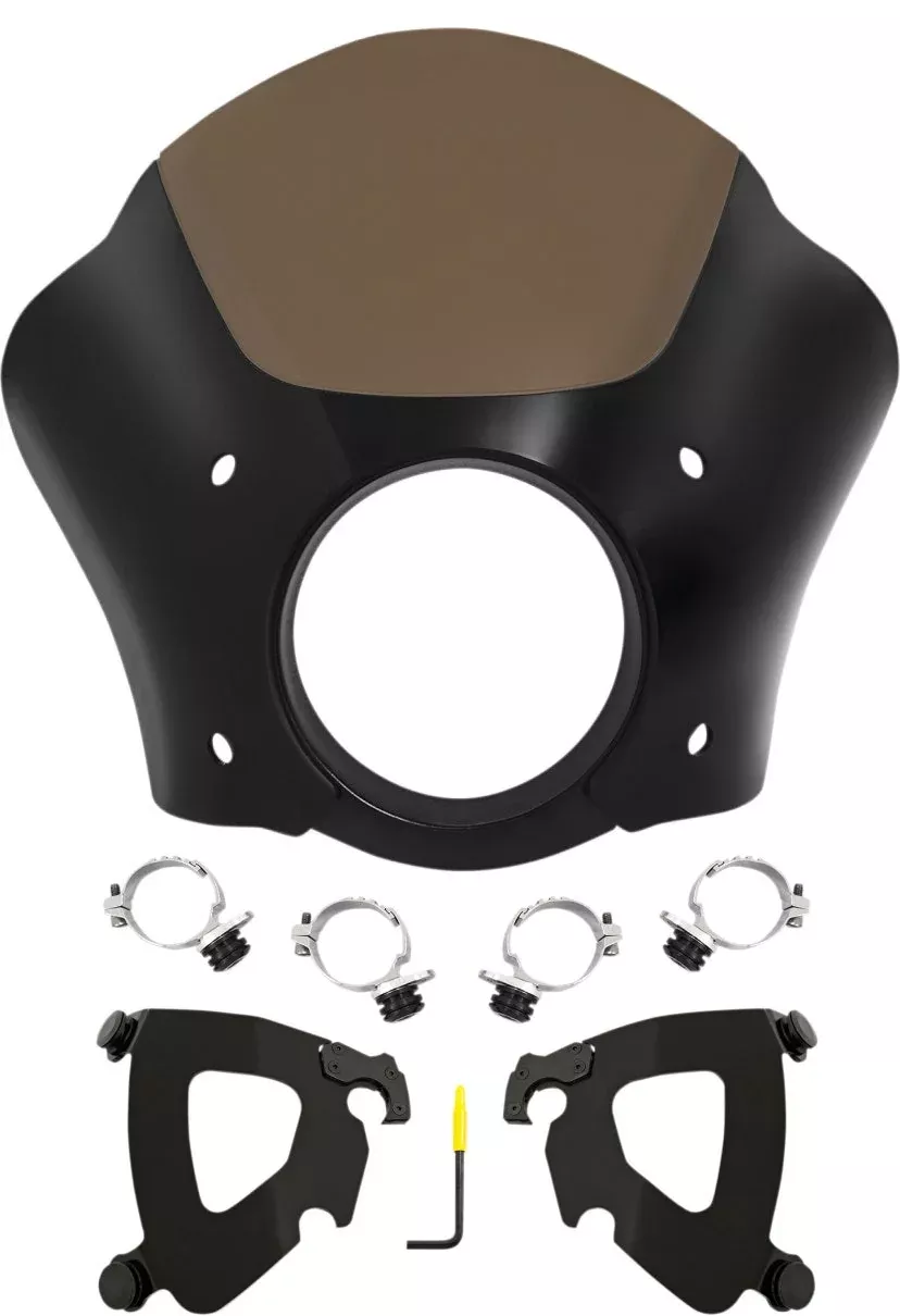 Memphis Shades Gauntlet Detachable Fairing Kit Softail Low Rider FXLR 2018 - BLK