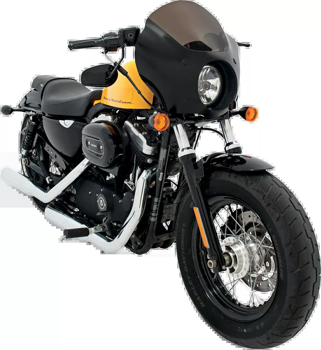 Memphis Shades Gauntlet Fairing & Polished Mount Kit 2011-2019 Harley Sportster
