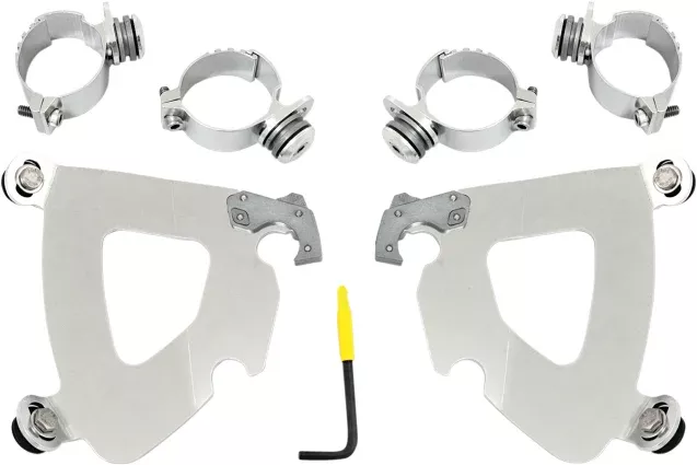 Memphis Shades Gauntlet Fairing Trigger-Lock Mount Kit 2006-24 Harley Street Bob