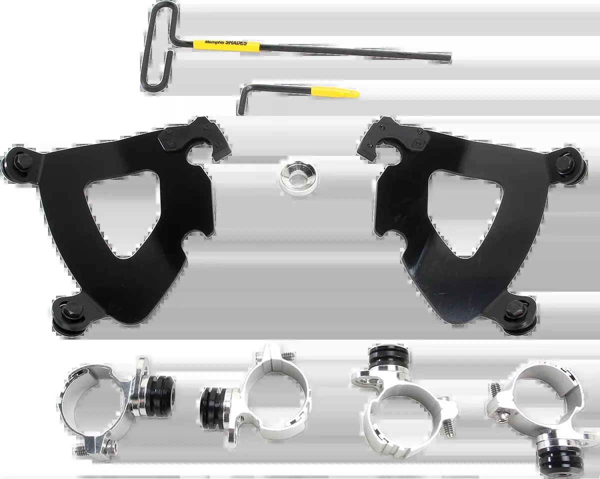 Memphis Shades Gauntlet Fairing Trigger Lock Mount Kit 2011-2021 Harley XLT XLL