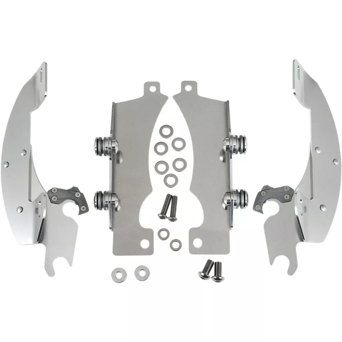 Memphis Shades Polished Trigger-Lock Mount Batwing Fairing Yamaha V-Star XV950