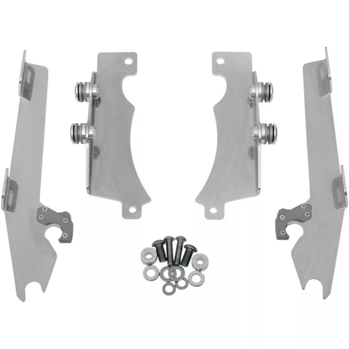 Memphis Shades Polished Trigger-Lock Mount Batwing Fairing Yamaha V-Star XVS1300