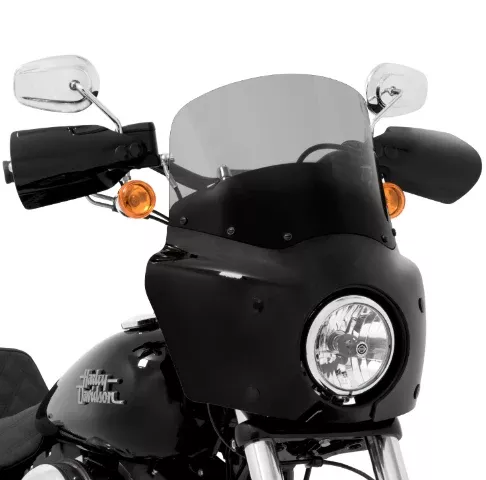 Memphis Shades Road Warrior 11" Tinted Fairing Windshield for Harley Davidson