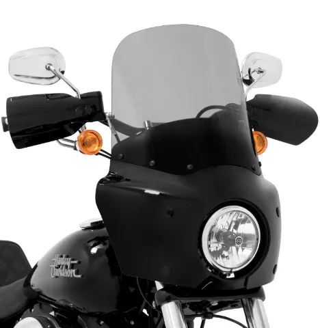 Memphis Shades Road Warrior 15" Tinted Fairing Windshield for Harley Davidson