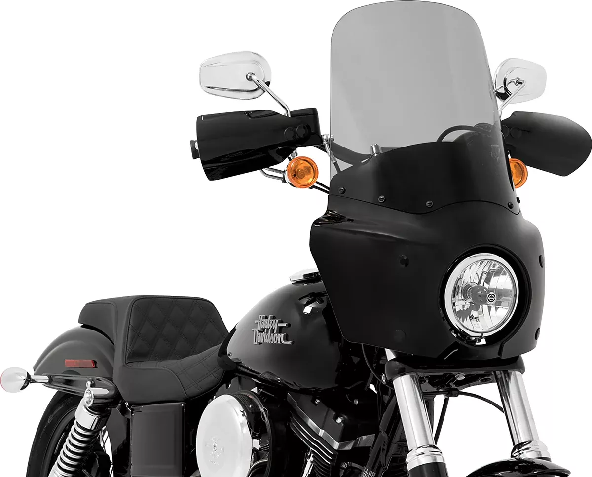 Memphis Shades Road Warrior 17" Tinted Fairing Windshield for Harley Davidson