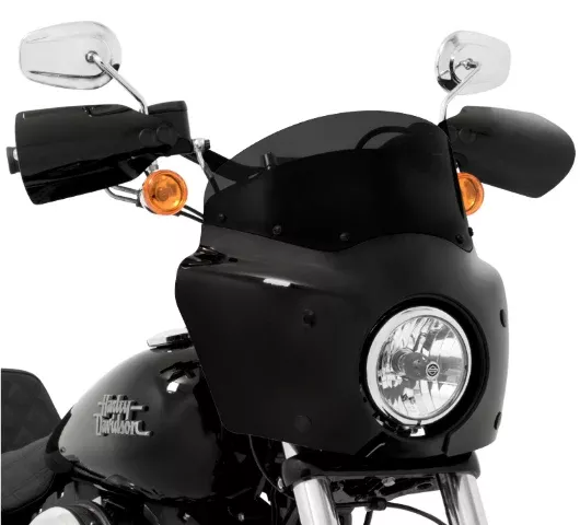 Memphis Shades Road Warrior 7" Dark Smoke Fairing Windshield for Harley Davidson