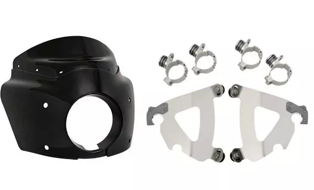 Memphis Shades Road Warrior Fairing & Mount Kit 1980-2013 Harley Models FXWG