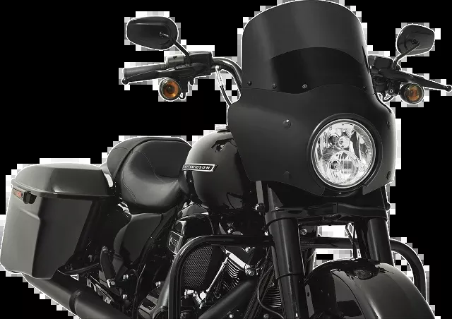 Memphis Shades Road Warrior Faring & Black Mount Kit for 04-20 Harley Touring