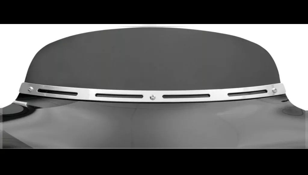 Memphis Shades Slotted Stainless Steel Batwing Fairing Trim