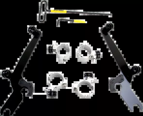 Memphis Shades Sportshield Black Mount Kit 2011-2019 Harley Sportster Superlow