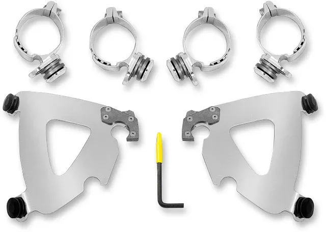 Memphis Shades Trigger Lock Road Warrior Fairing Mount Kit For 06-17 Harley Dyna