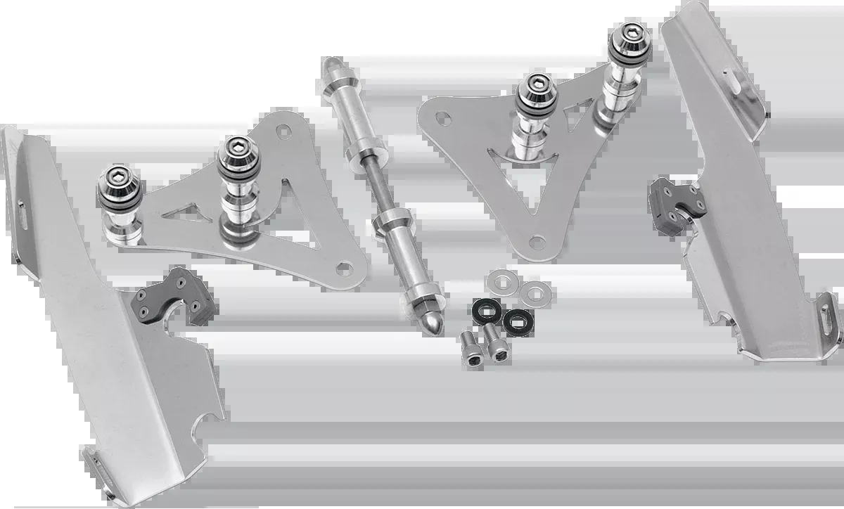 Memphis Shades Trigger Lock Windshield Brackets fits 1988-2006 Harley Softail