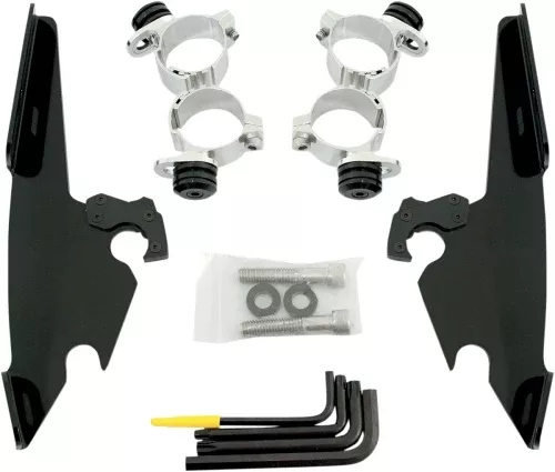 Memphis Shades Trigger Lock Windshield Mount Kit for 2010-2015 Harley Sportster