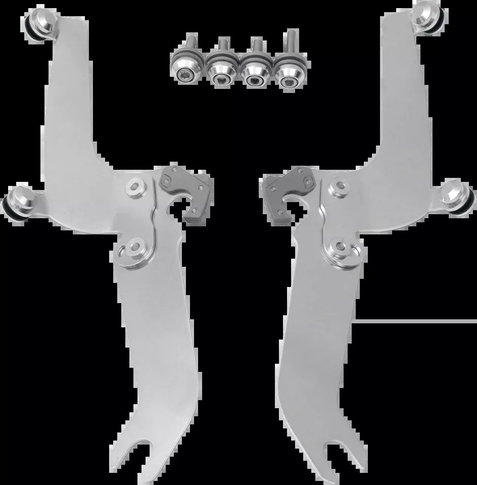Memphis Shades Trigger Lock Windshield Mount Kit 86-17 Harley Softail FLST FLSTN