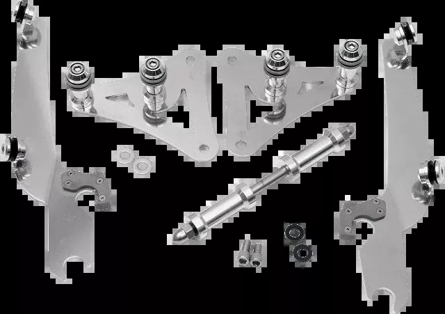 Memphis Shades Windshield Trigger Lock Fairing Mount Kit 88-06 Harley Springer