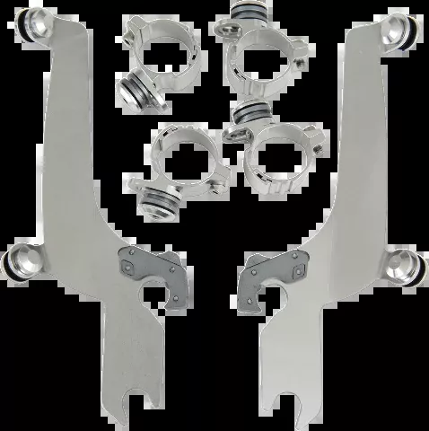 Memphis Shades windshield Trigger Lock Mounting Kit 1980-2013 Harley FXDWG FXST