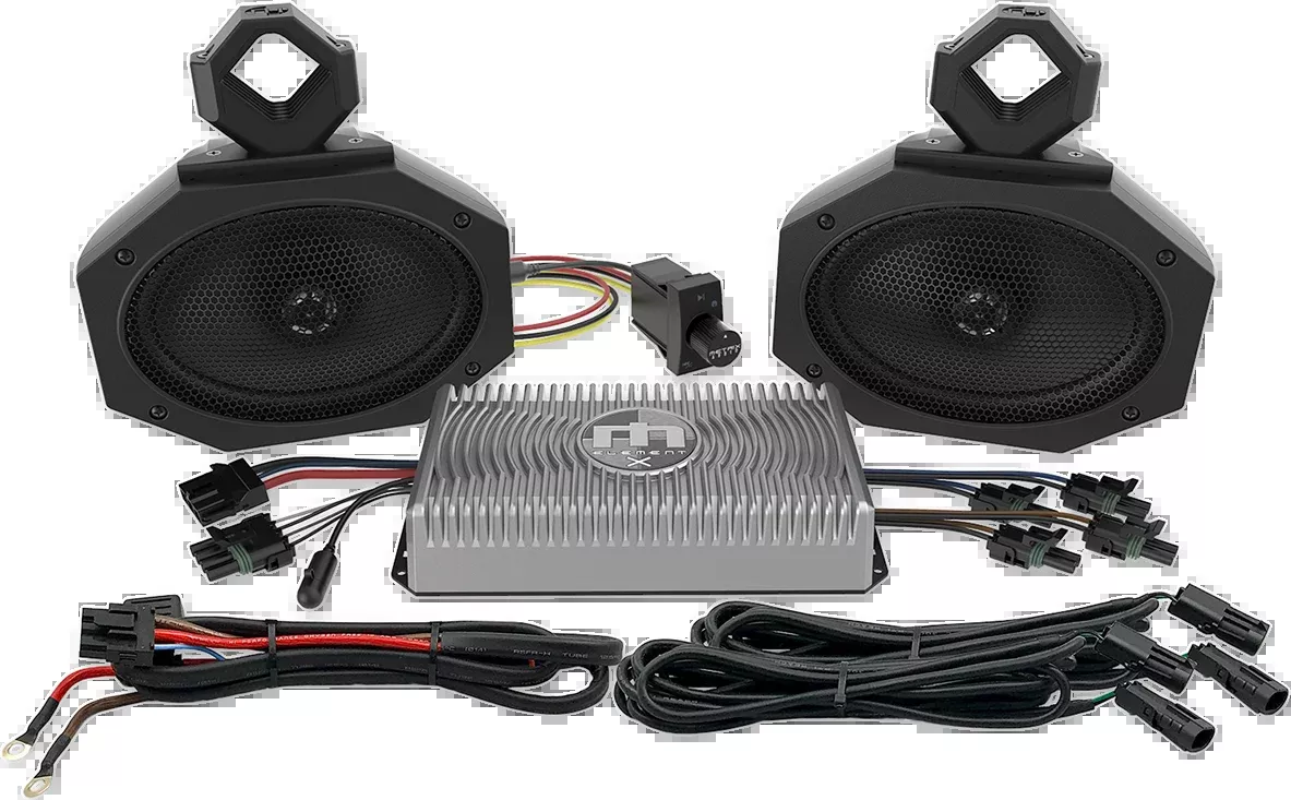 Metrix Universal Offroad UTV Side by Side Complete Bluetooth Speaker and Amp Kit
