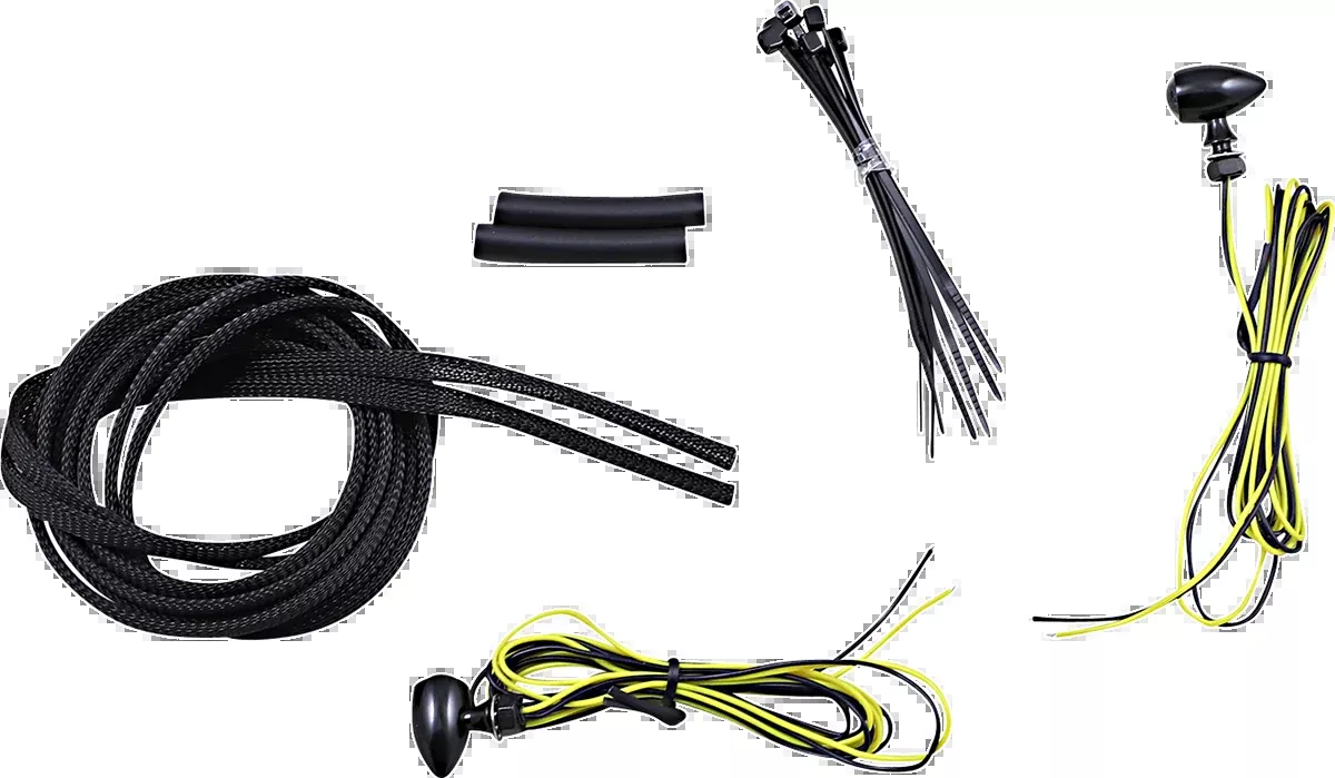 Micro Turn Signals - Amber - Black